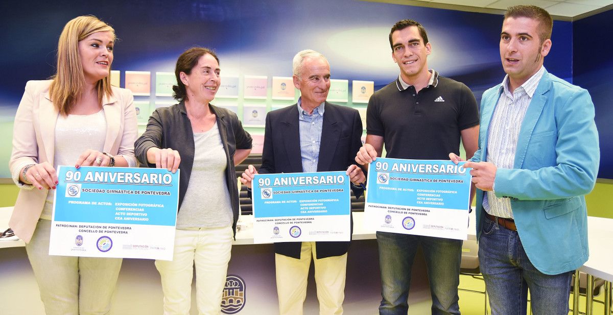 Presentación dos actos do 90 aniversario da Gimnástica