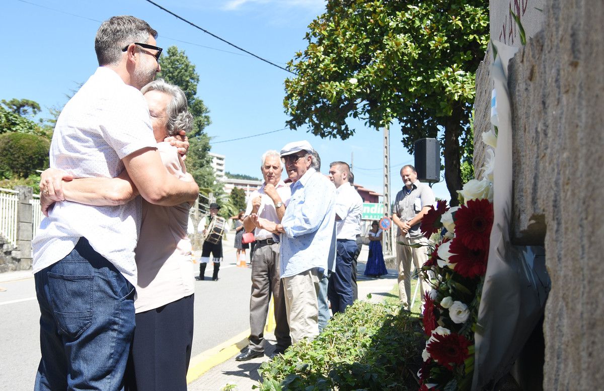 Acto de homenaxe na Caeira a Alexandre Bóveda