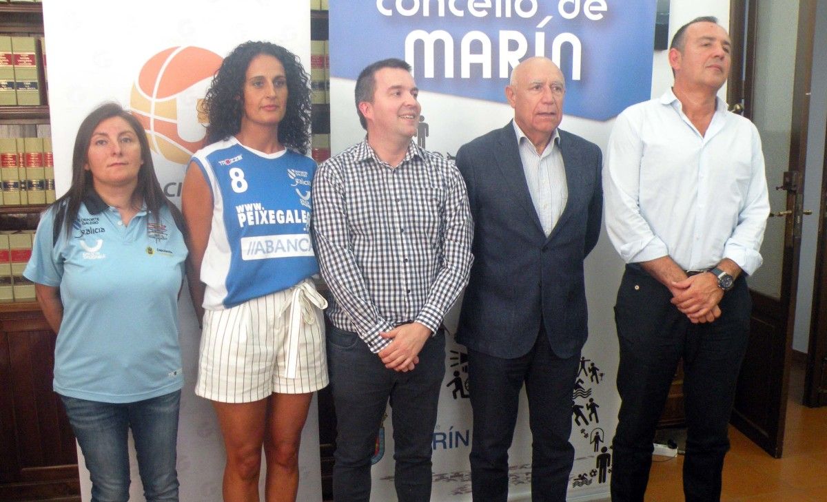 Presentación en Marín del Clinic de Árbitros dela Federación Galega de Baloncesto