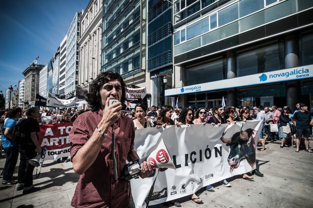 Manifestación de Galicia Mellor sen Touradas