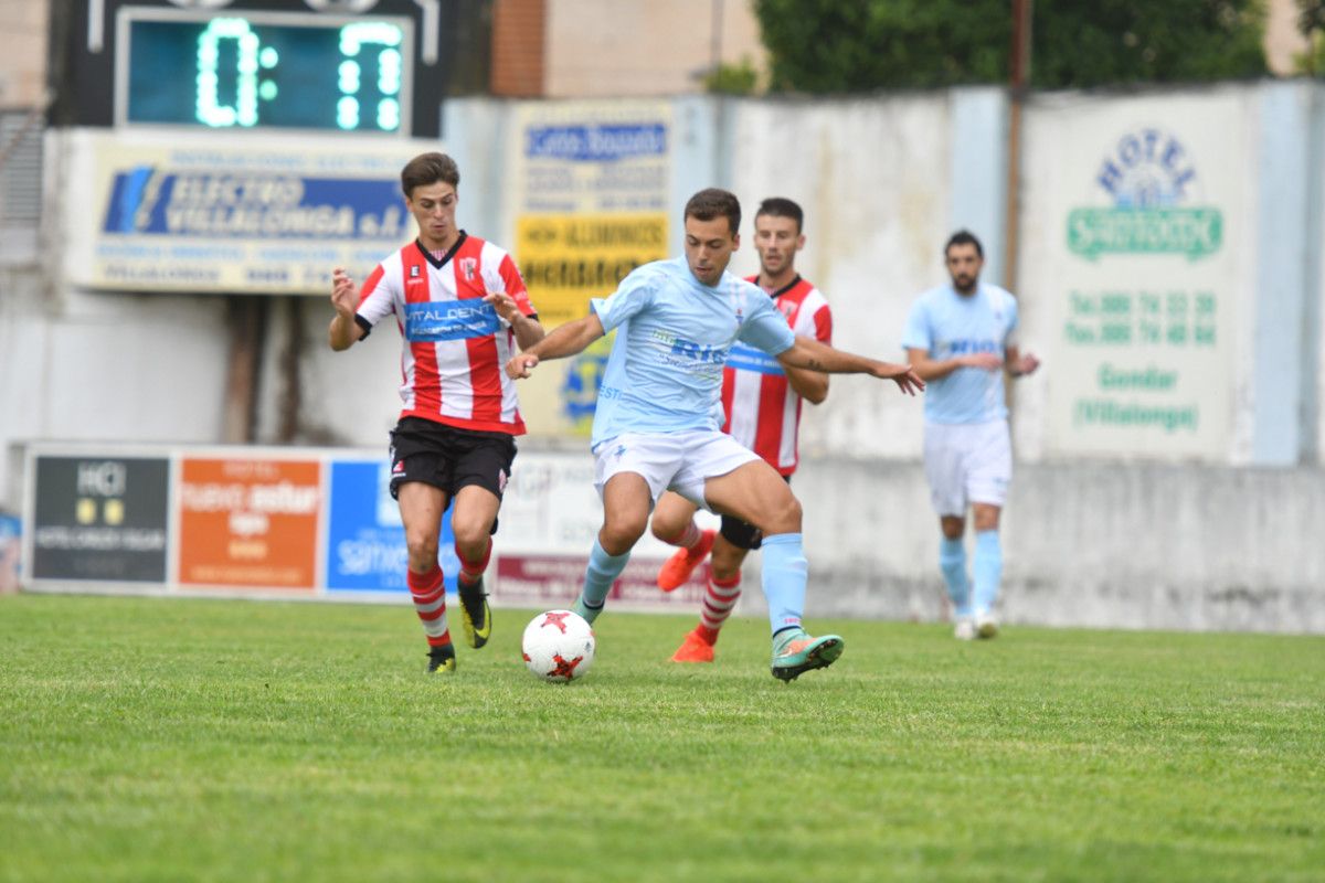 Partido entre Villalonga e Céltiga en San Pedro