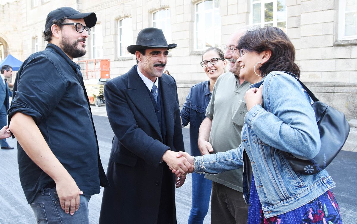 Rodaje en Pontevedra de 'La sombra de la ley'