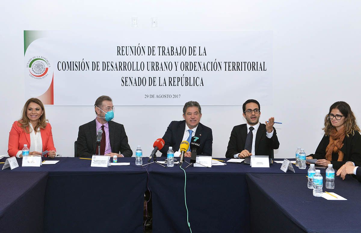 Intervención do alcalde de Pontevedra no Senado de México