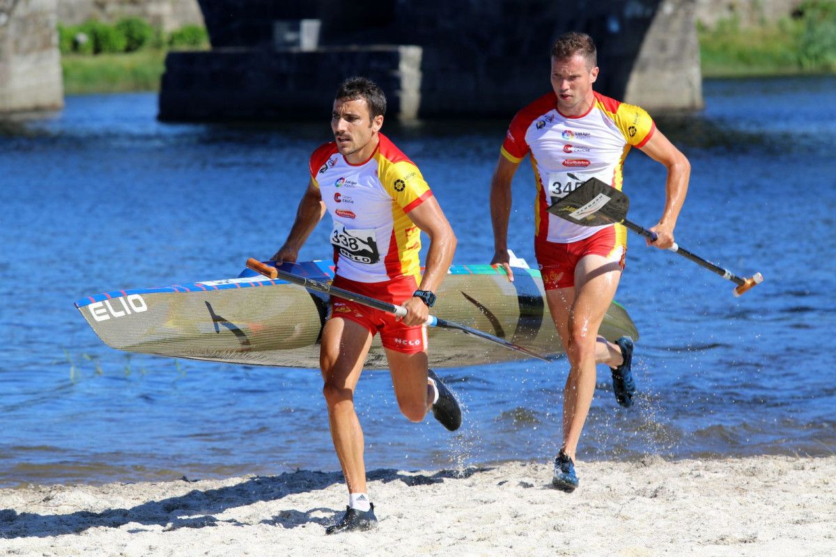 Tono Campos e José Manuel Sánchez no Europeo de Portugal