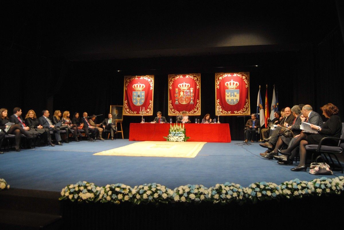 Pleno municipal, previo a la sesión de honores de los Cidade de Pontevedra