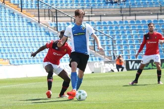 Jesús Berrocal, en un partido con el Hércules
