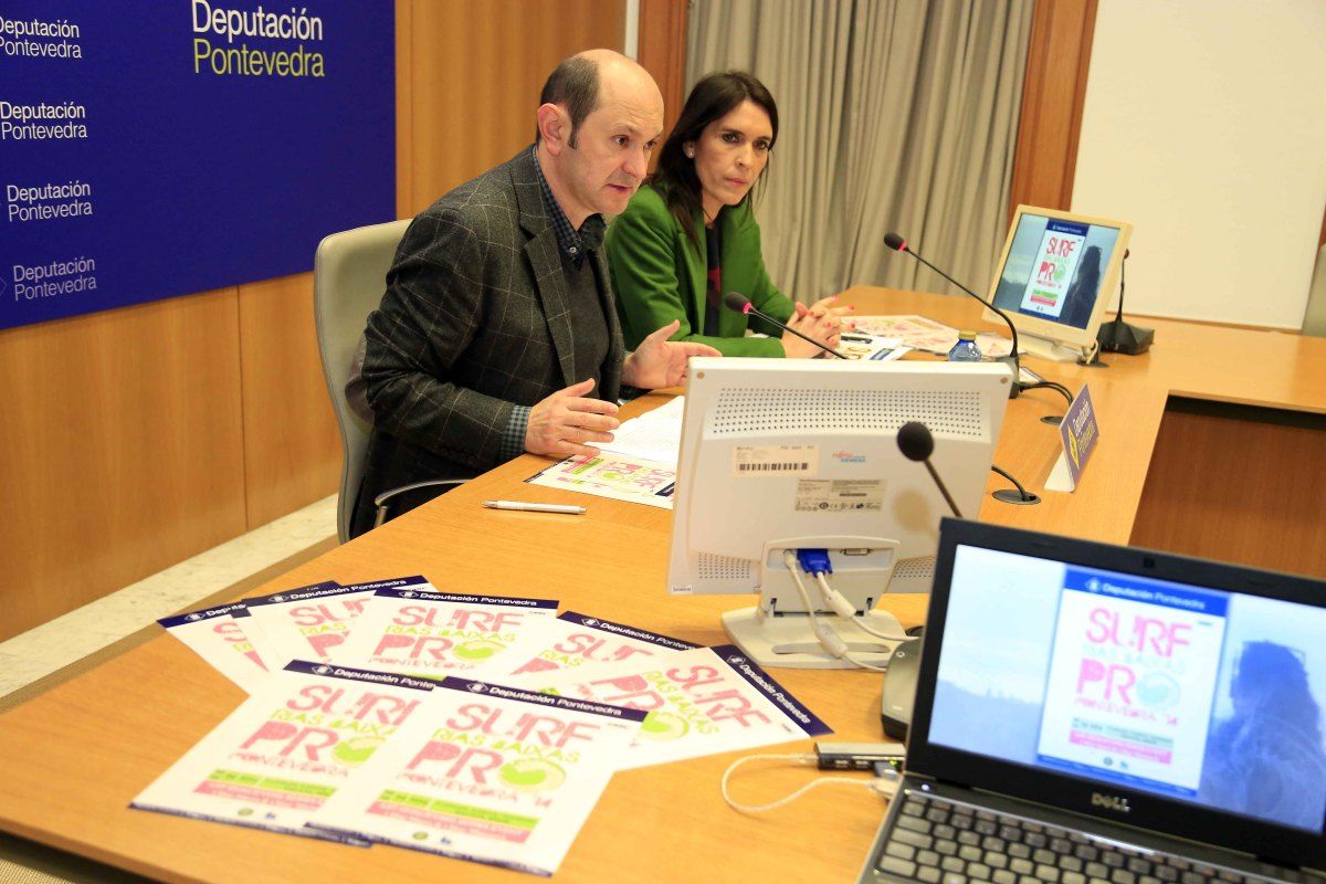 Presentación del Surf Rías Baixas Pro en la Deputación de Pontevedra