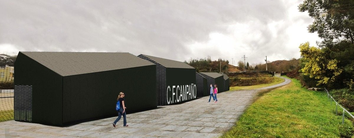 Proxecto do novo campo de fútbol de Campañó