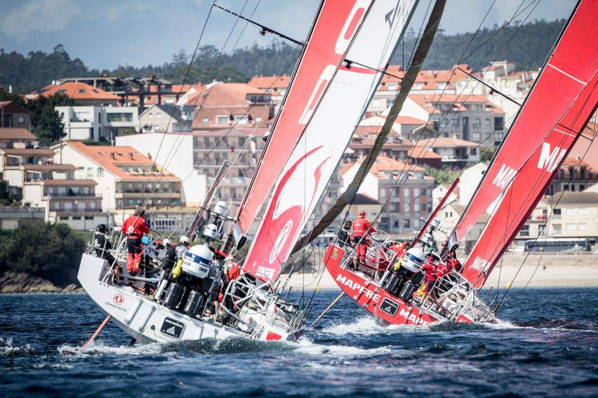 El Mapfre y el Dongfeng en la Regata Rey Juan Carlos I