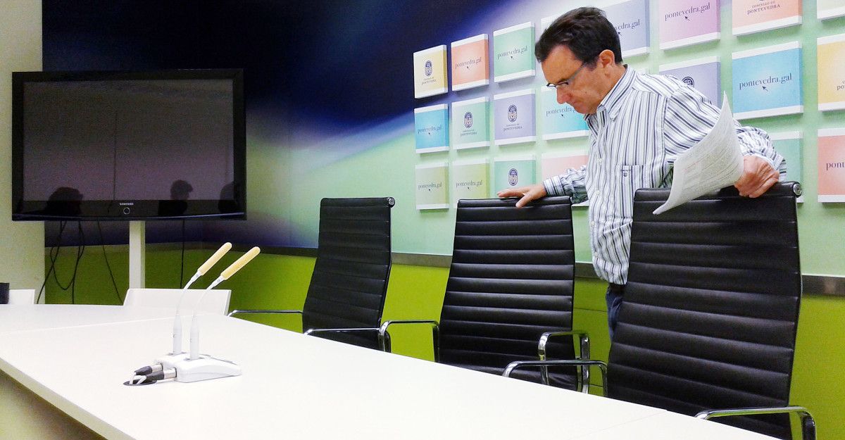 Raimundo González, portavoz do goberno local de Pontevedra