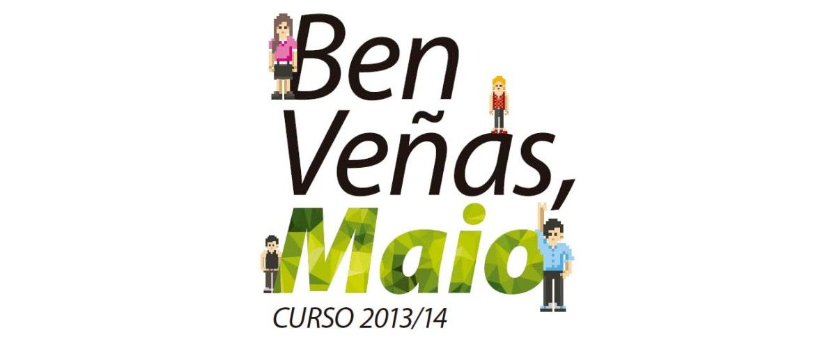 Cartel del certamen 'Ben veñas, maio' 2014