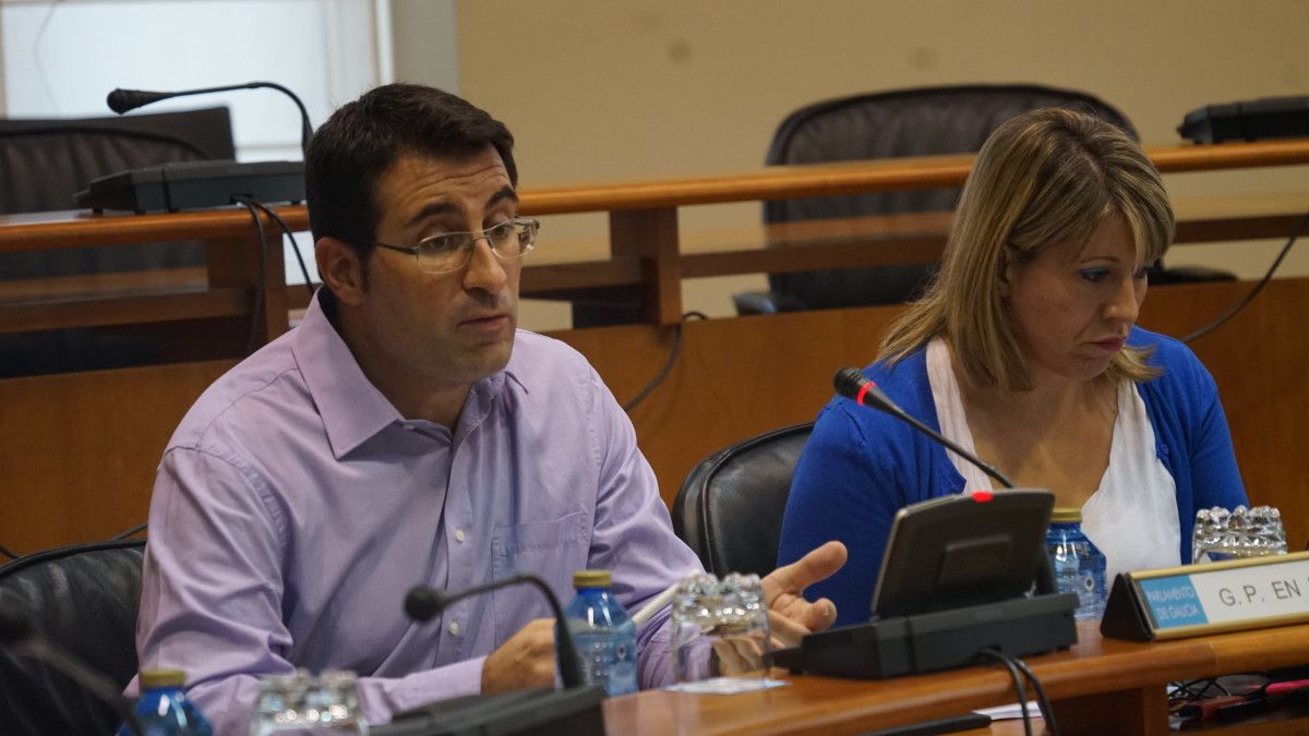 El diputado de En Marea, Juan Merlo