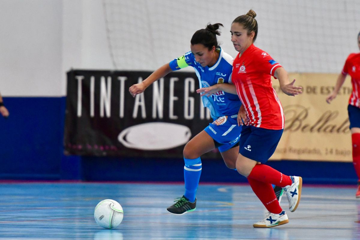 Partido entre Poio Pescamar e Atlético Navalcarnero na Seca
