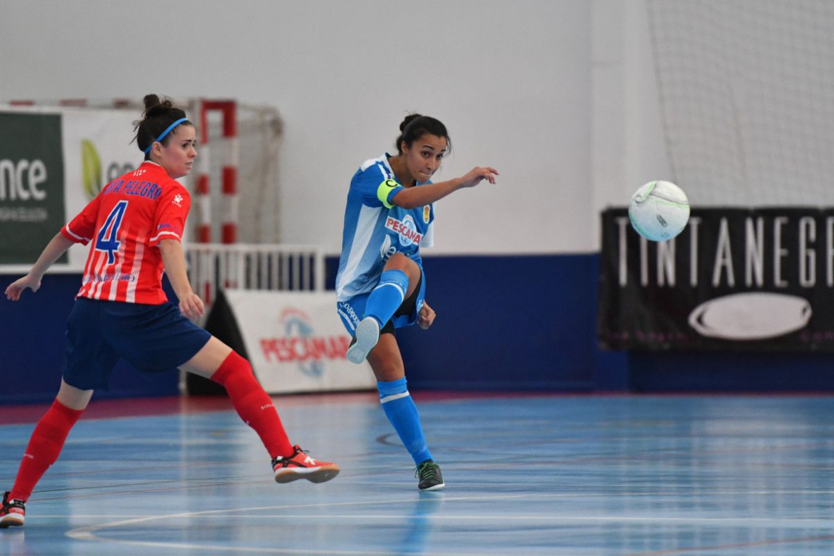 Partido entre Poio Pescamar e Atlético Navalcarnero na Seca