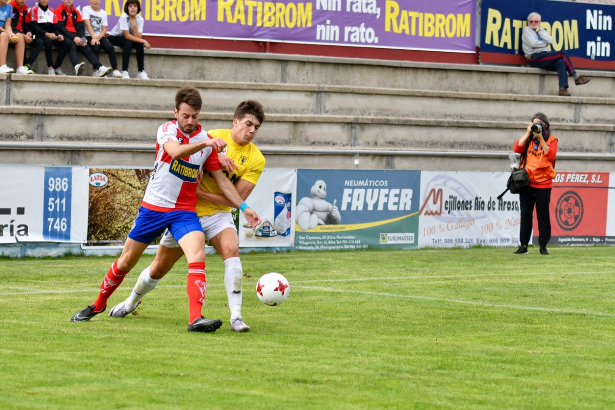 Partido entre Arosa e Choco na Lomba