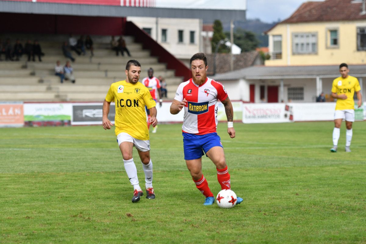Suso Martínez no partido entre Arosa e Choco na Lomba da tempada 17/18