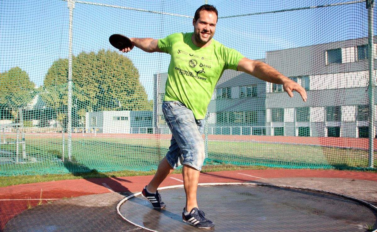 Víctor Gallego, atleta da Sociedad Gimnástica