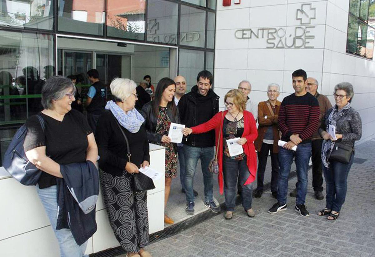 Rueda de prensa de la deputada del BNG, Montse Prado