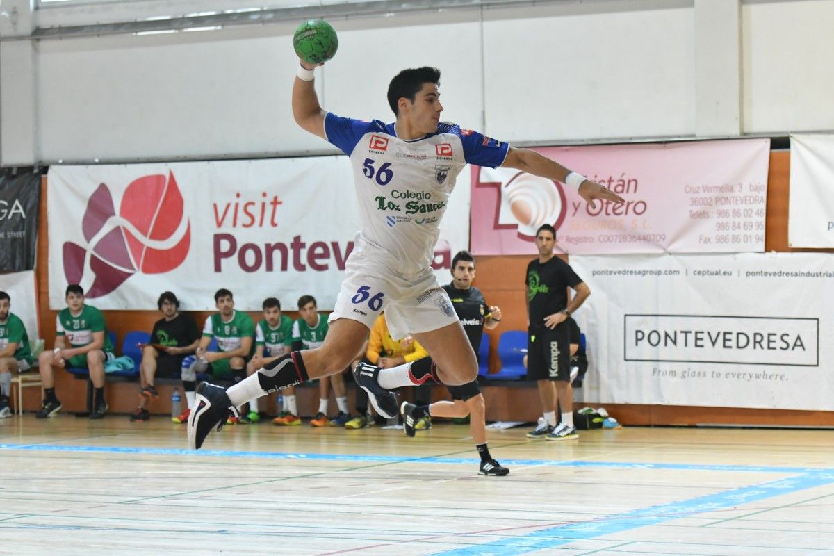 Partido entre Cisne e Handbol Bordils no CGTD