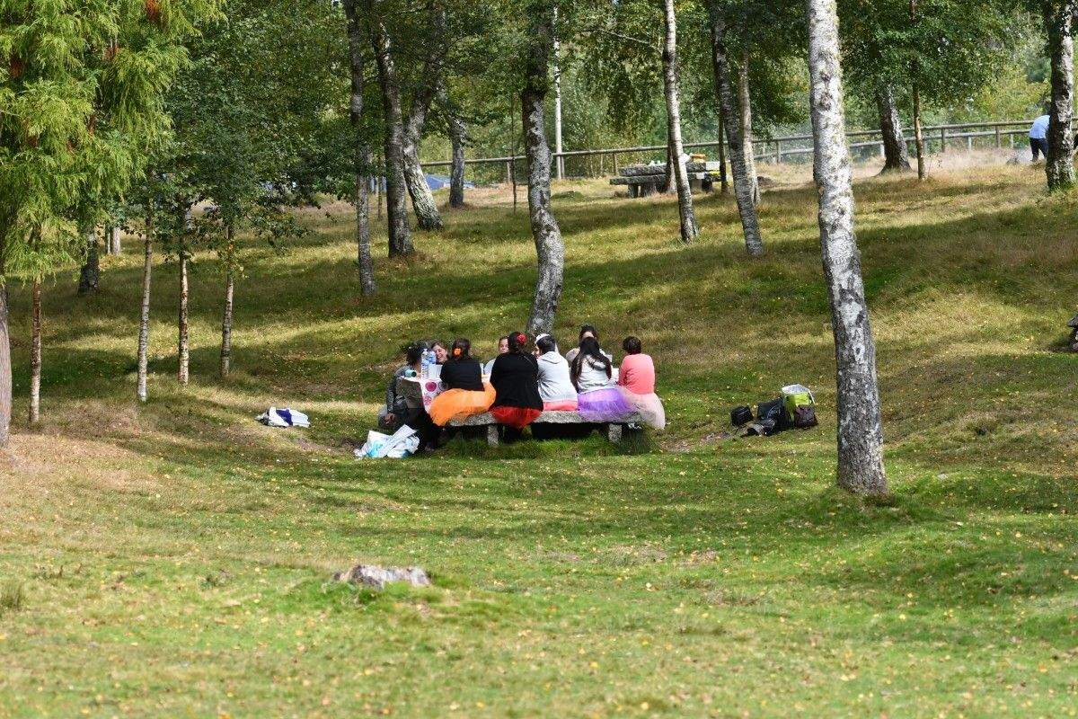 Primeros días del otoño en el lago de Castiñeiras