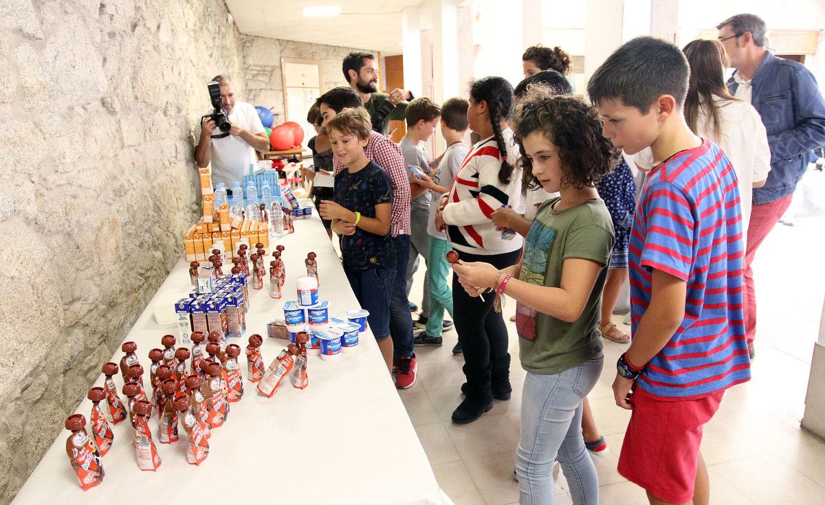 Campaña de la FAO en el colegio Froebel por el consumo de lácteos