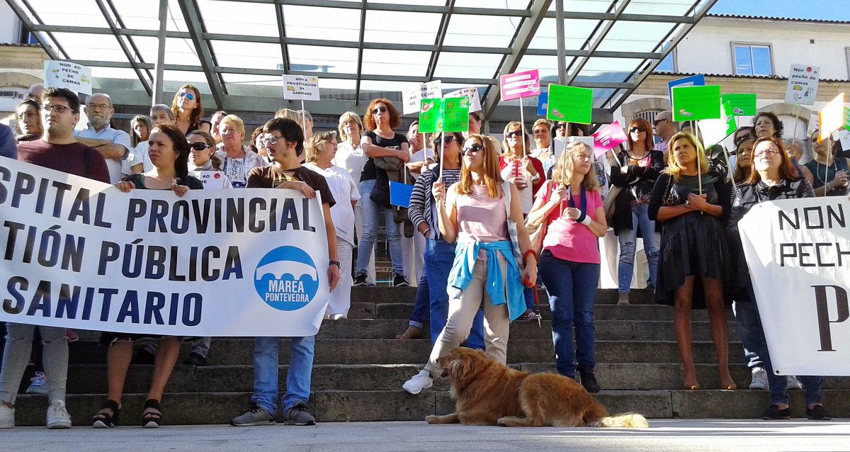Concentración de Prosagal ante o peche de camas