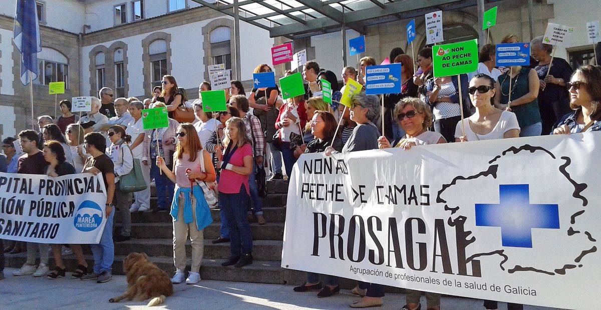 Concentración de Prosagal ante o peche de camas