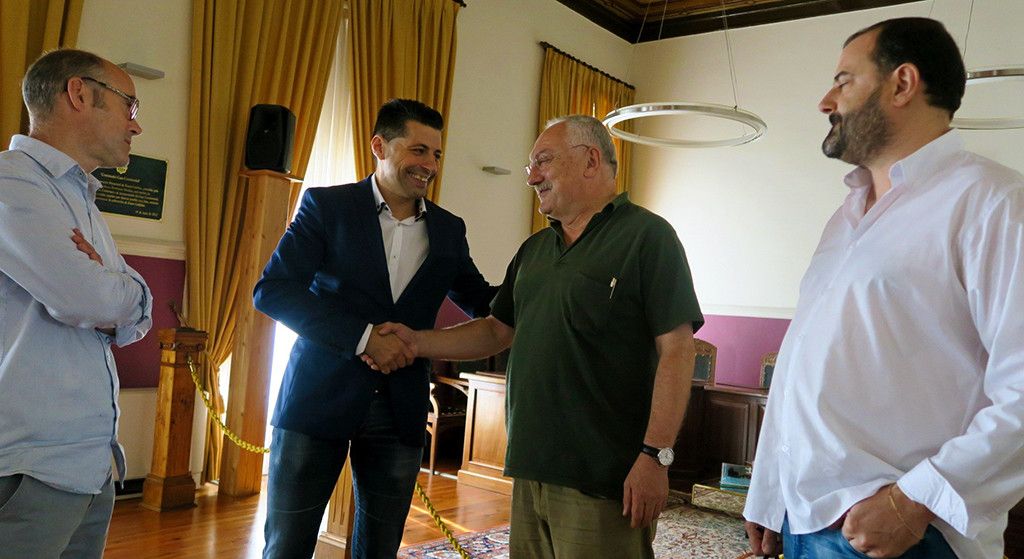 Visita institucional do vicepresidente da Deputación ao concello de Ponte Caldelas