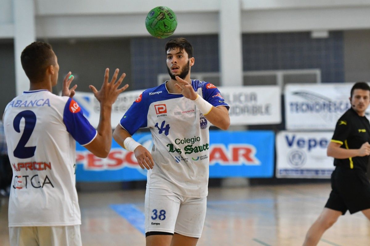 Carlos Pombo, en el partido entre Cisne y Bordils de la temporada 17/18