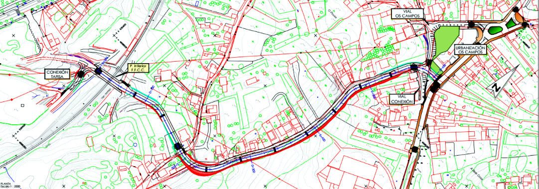 Proyecto del nuevo acceso a Monte Porreiro