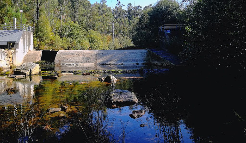 Captación del río Umia en Veiga Grande