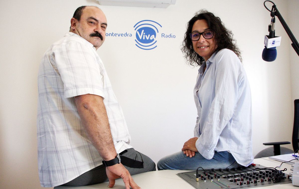 Carlos Morgade, presidente da Comunidade de Montes de Mourente, en PontevedraViva Radio