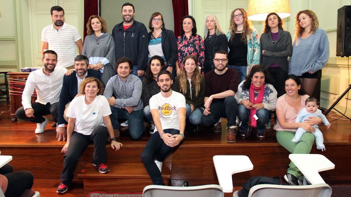 Encuentro de ex alumnos y alumnos del Valle Inclán participantes en el proyecto Erasmus