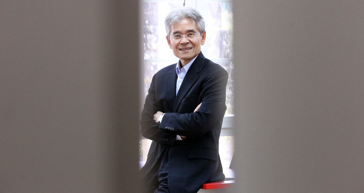Simón Ko, embaixador de Taiwán en España, na sede do Igadi