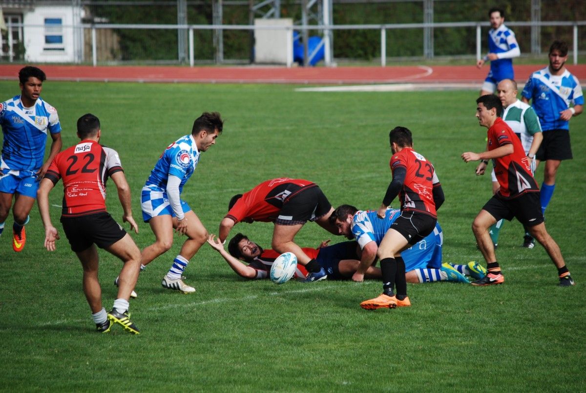 Partido entre CR Ferrol e Pontevedra Mareantes na Malata