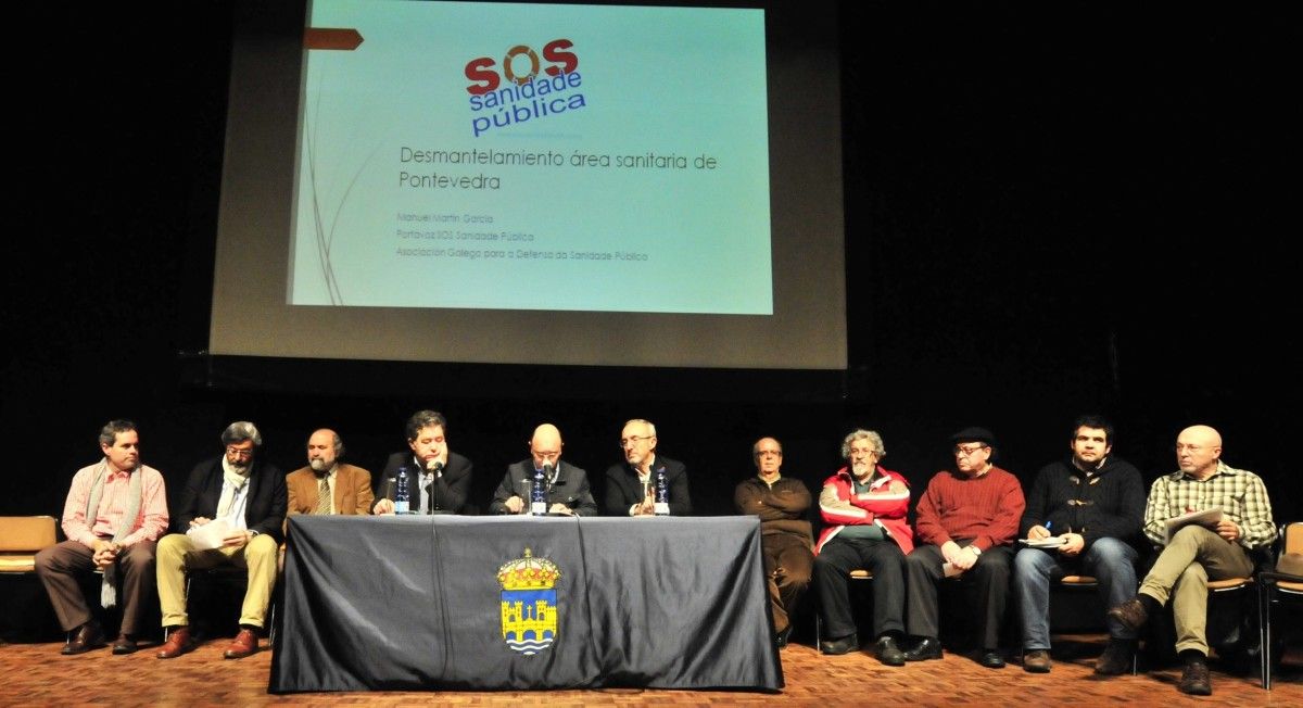 Acto público en defensa de la sanidad, organizado por SOS Sanidade Pública Acto público en defensa de la sanidad, organizado por SOS Sanidade Pública