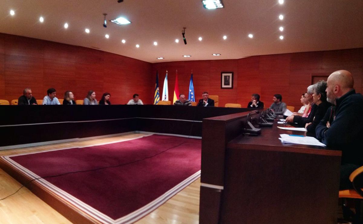 Pleno de la corporación municipal de Sanxenxo