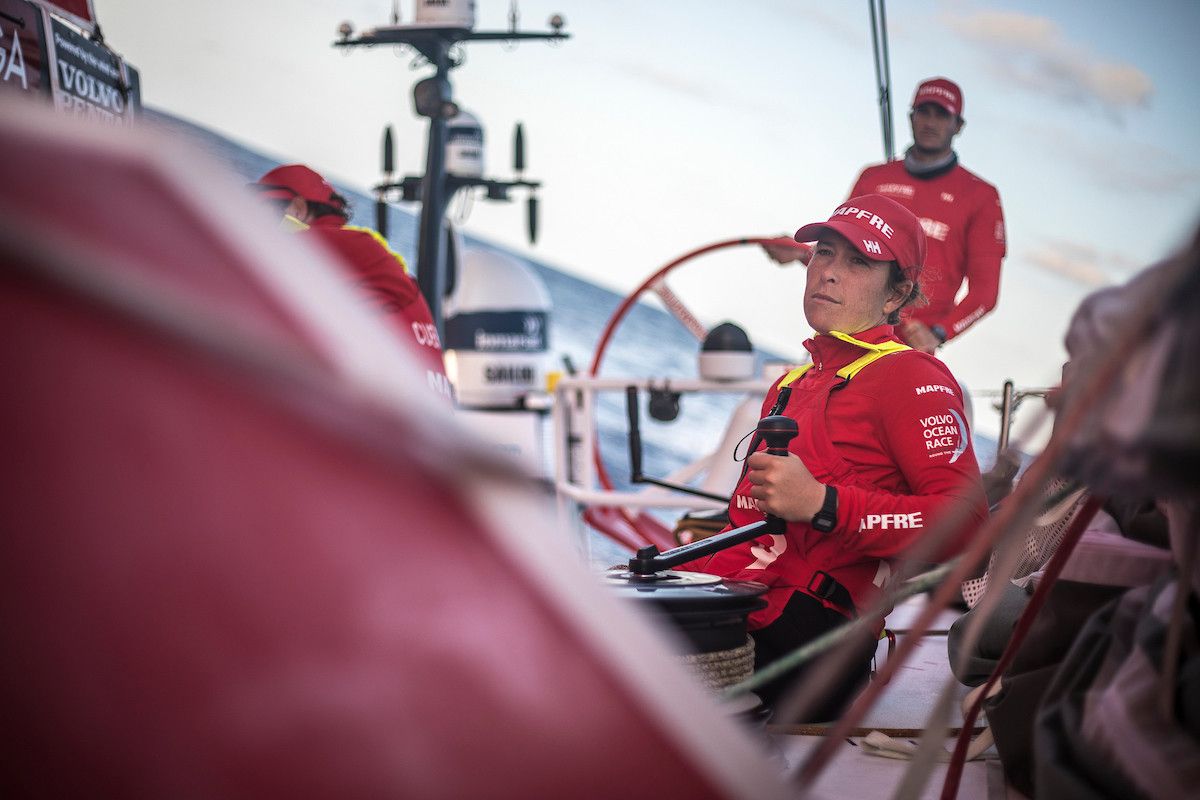 Támara Echegoyen durante la etapa 1 de la Volvo Ocean Race