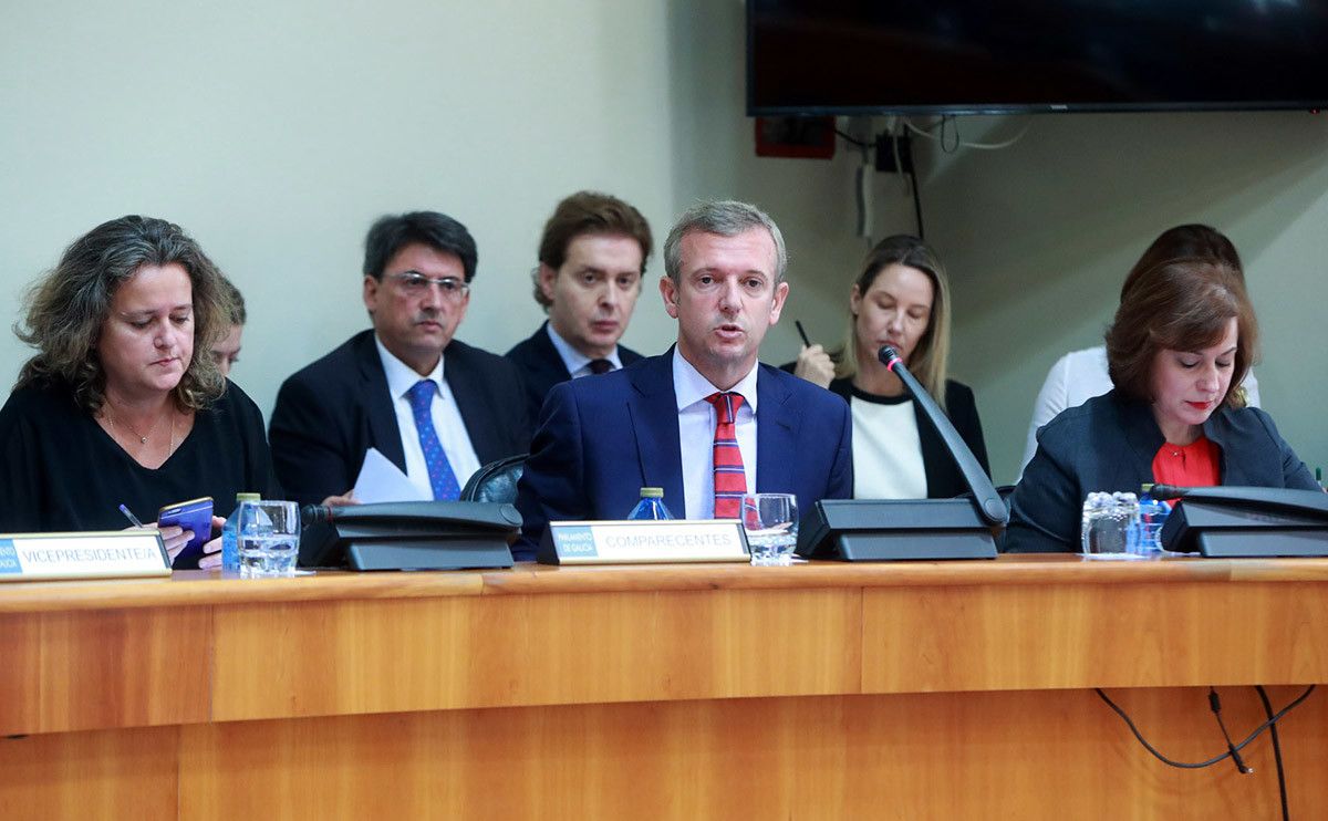 Alfonso Rueda, no Parlamento galego