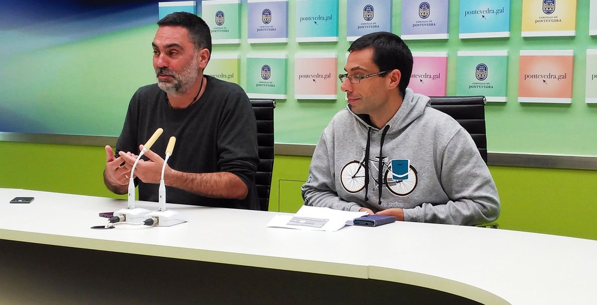 Demetrio Gómez e Quique Pérez presentan as actividades da asemblea de ConBici