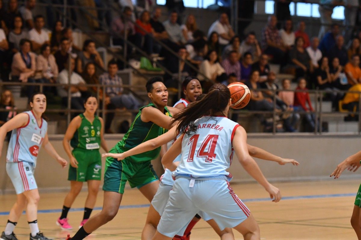 Narlyn Tatiana Mosquera no partido entre Arxil e Celta no CGTD