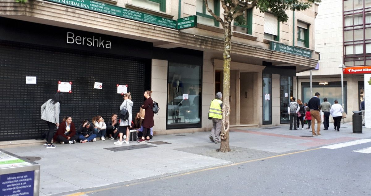 Trabajadoras de Bershka en huelga