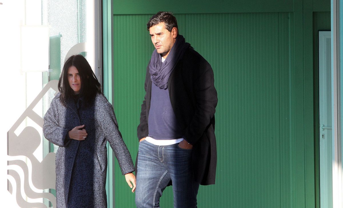 Lupe Murillo y Roberto Feáns salen del vestuario de Príncipe Felipe