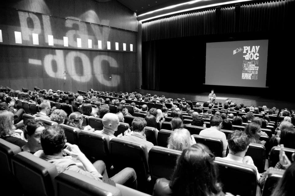 Unha das sesións do festival PlayDoc