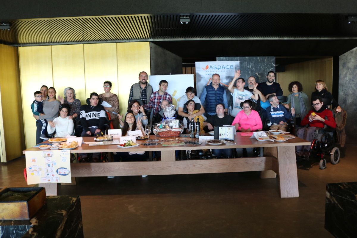 Concurso 'En Aspace Cocinamos Juntos' en el restaurante Pepe Vieira Camiño da Serpe de Raxó