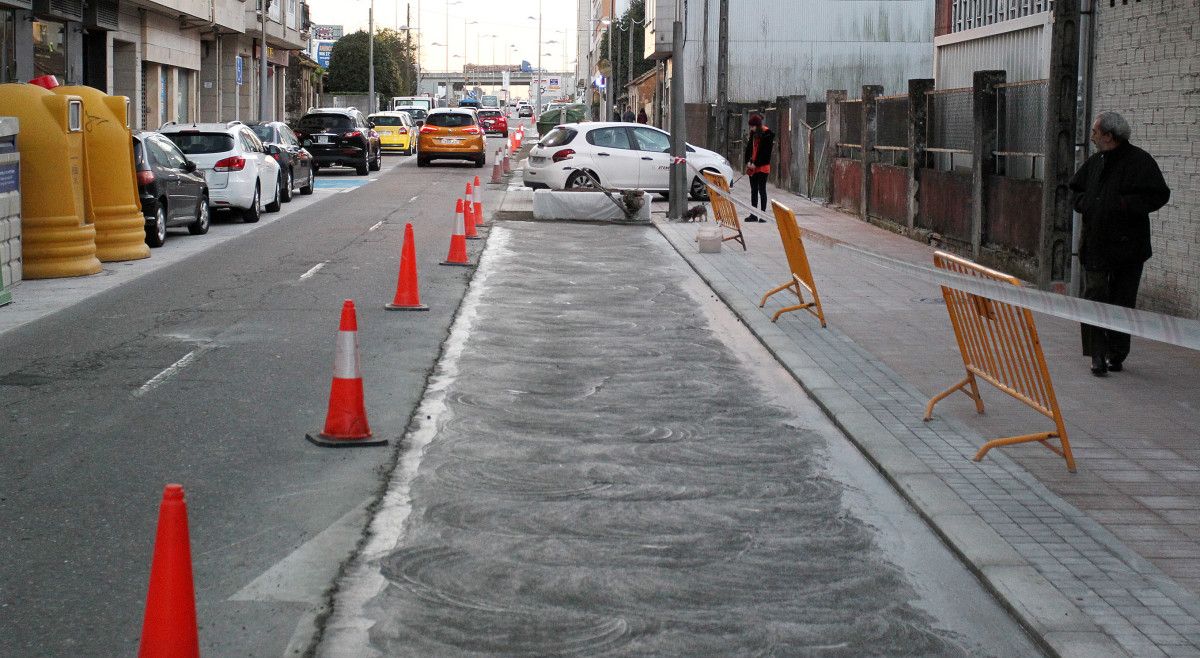 Último tramo de la avenida de Vigo
