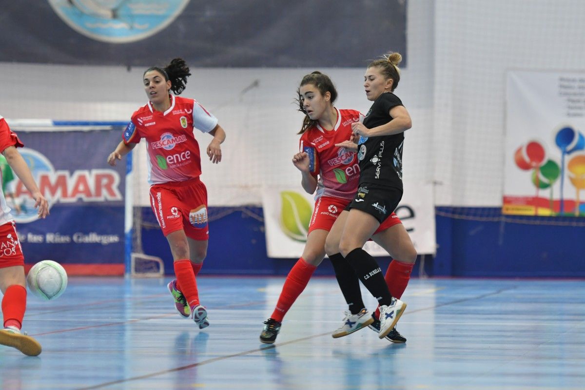 Partido entre Poio Pescamar e Burela na Seca