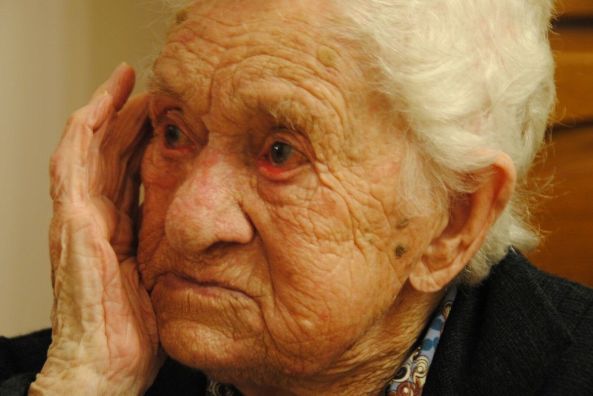 Josefina Villaverde, veciña de Cuntis