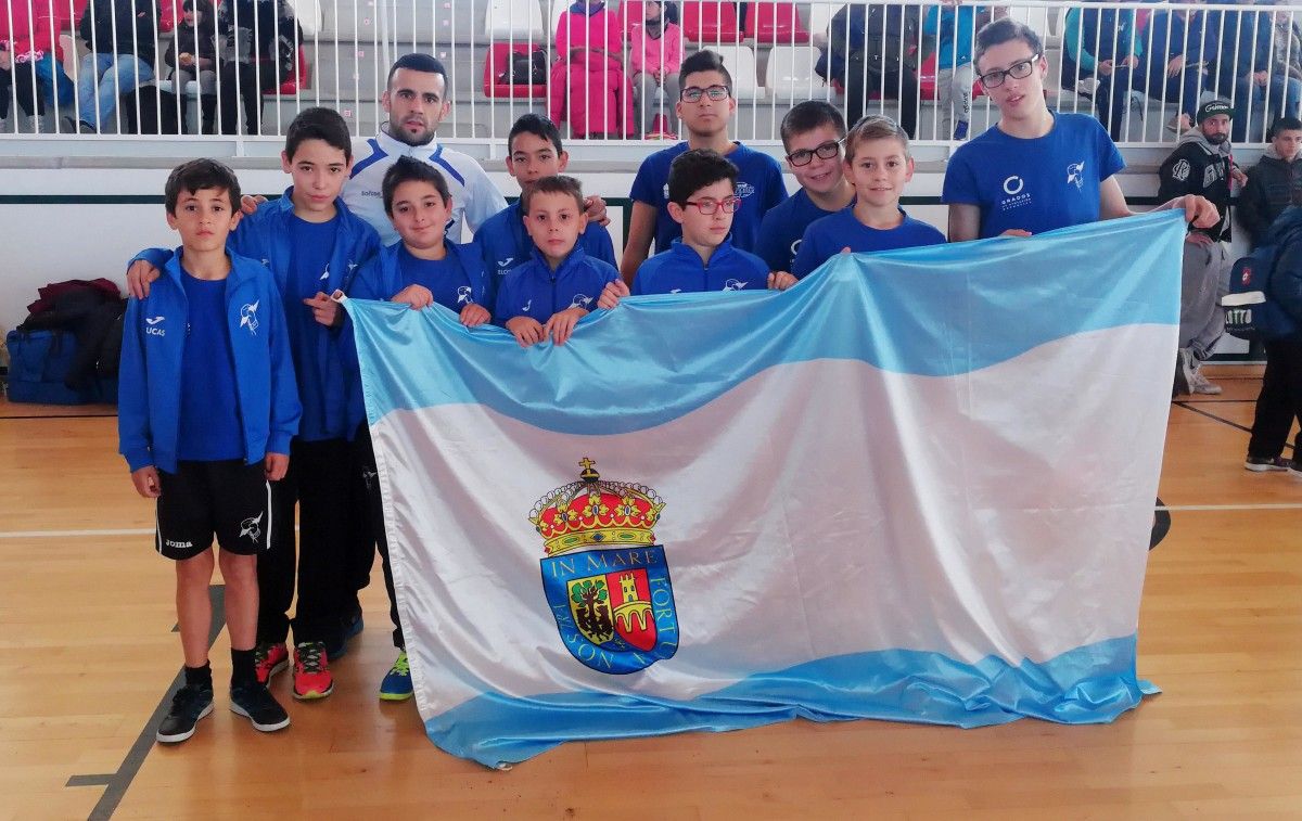 Equipo del Team Thunder en el Campeonato de España de Formas de Boxeo
