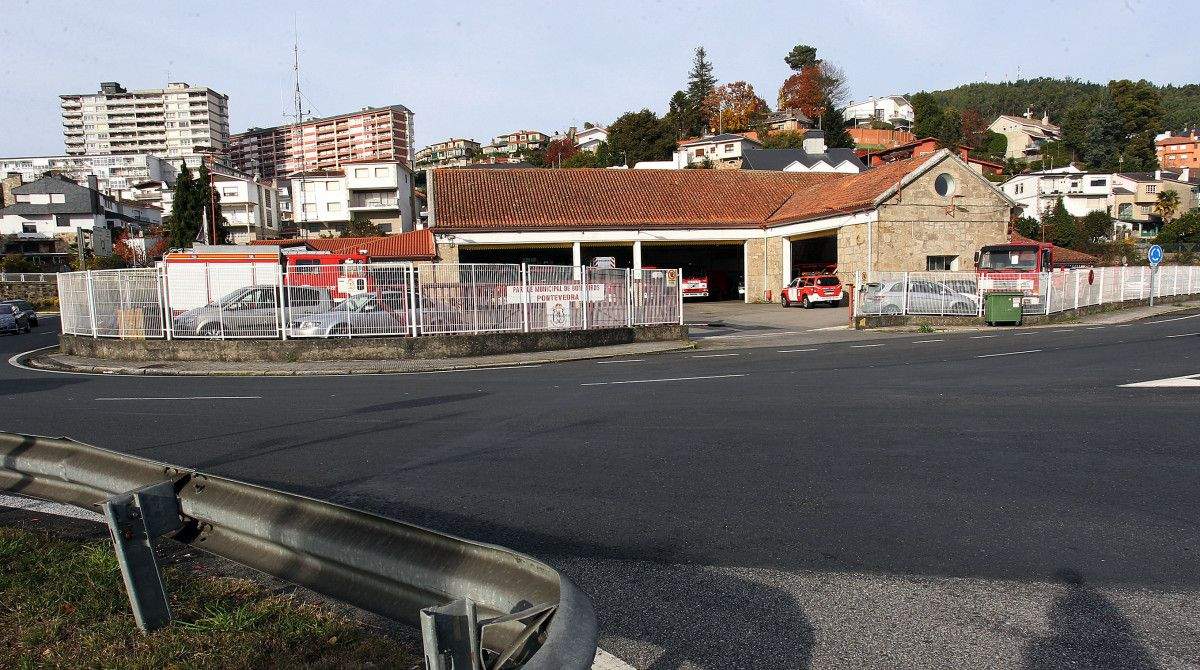 Parque de bombeiros de Pontevedra